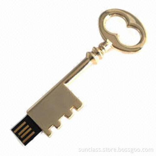 Key USB flash drive, 4 to 64GB flash memory capacity